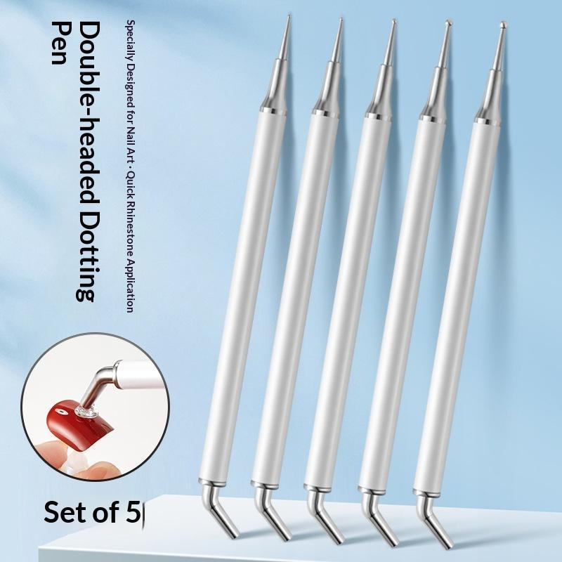 Nail Art Emerald - Lot de 5 outils de manucure
