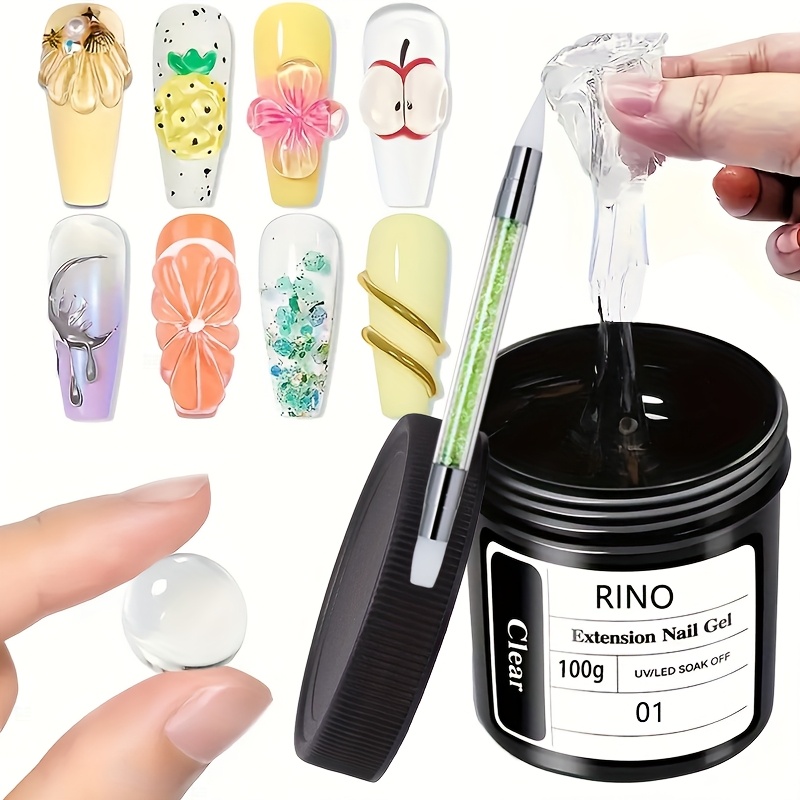 Nail Art Extension - Kit de Gel UV pour Ongles