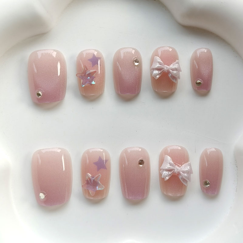 Nail Art Love - 10 faux ongles réutilisables pour adolescentes,