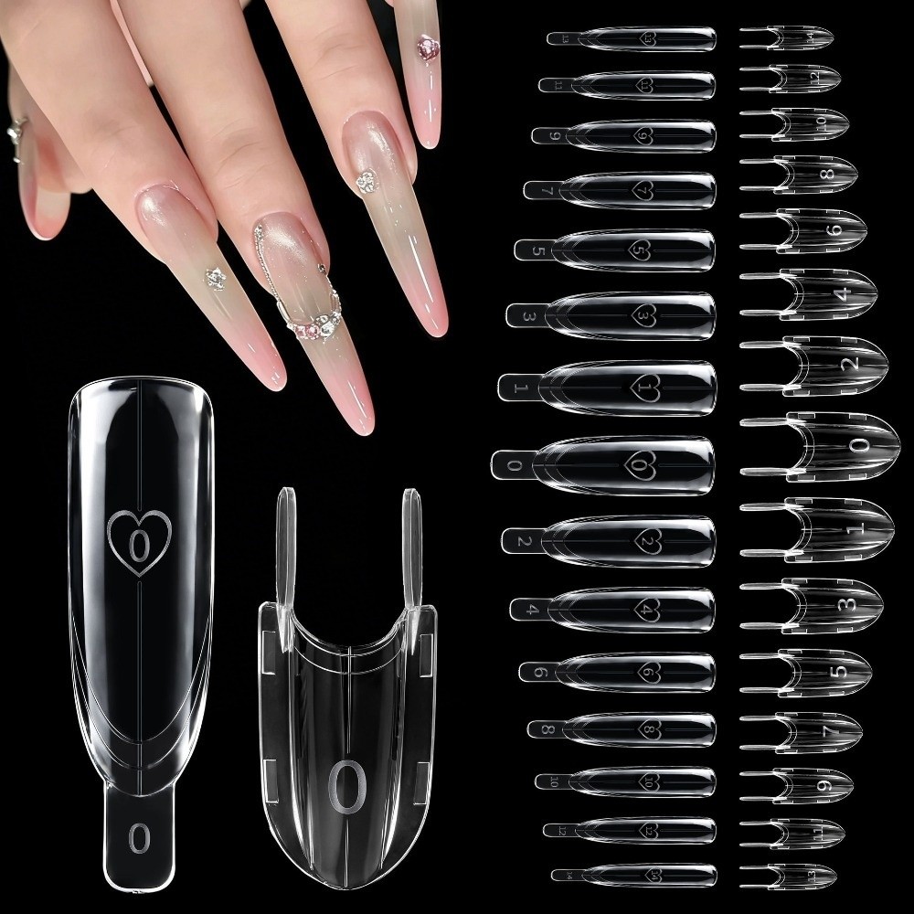 Nail Art Extension - 120 pièces Formes à ongles doubles