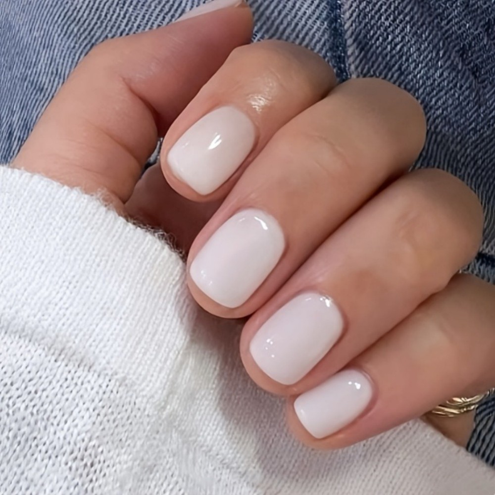 Nail Art Extension - 24 faux ongles à presser blanc