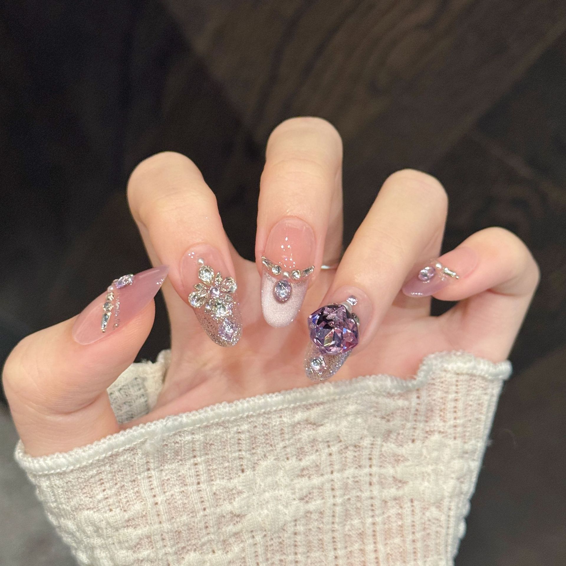 10 faux ongles en forme de cer - Nail Art Emerald avis et prix