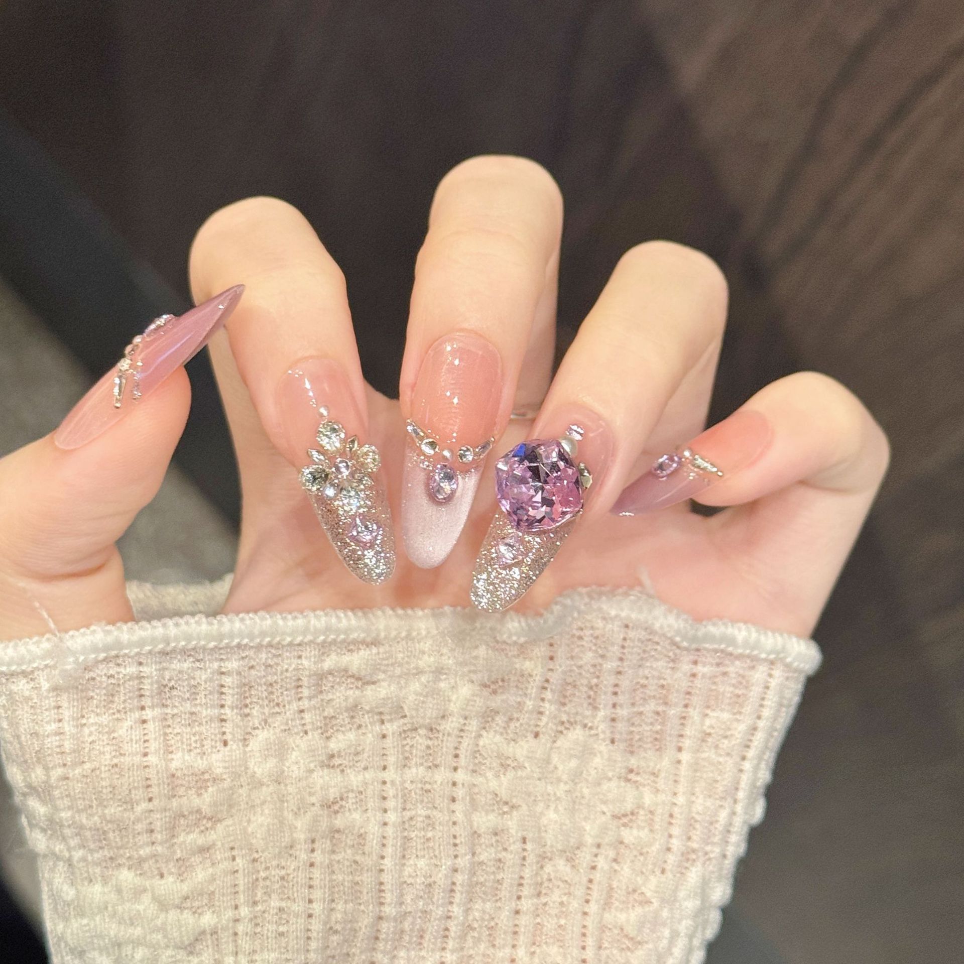 10 faux ongles en forme de cer - Nail Art Emerald avis et prix