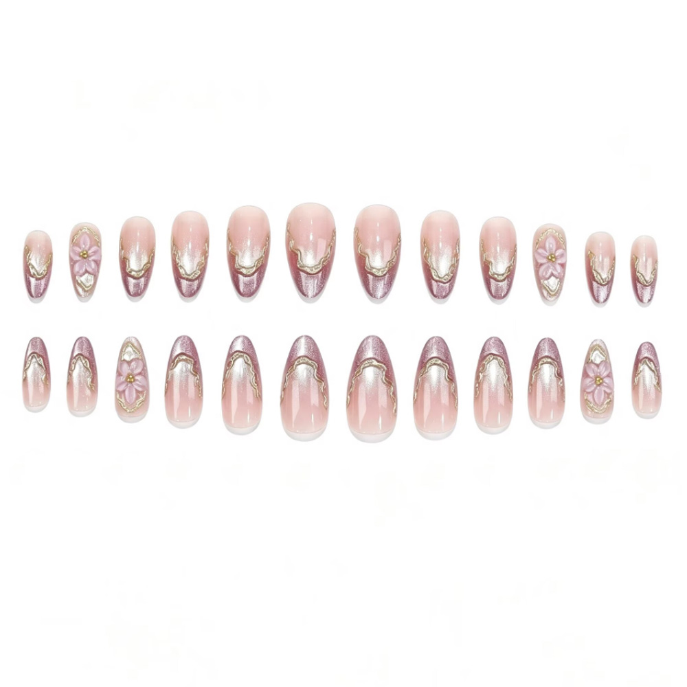 Faux ongles 3D à motifs florau - Nail Art Design avis et prix