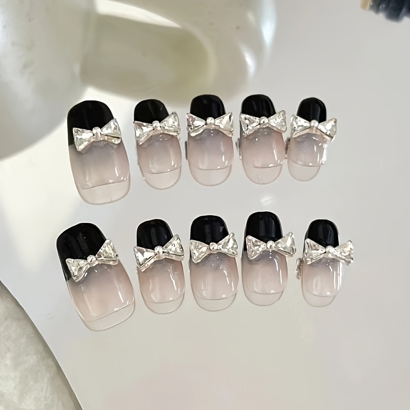10 pièces presse à la main sur - Nail Art Emerald avis et prix