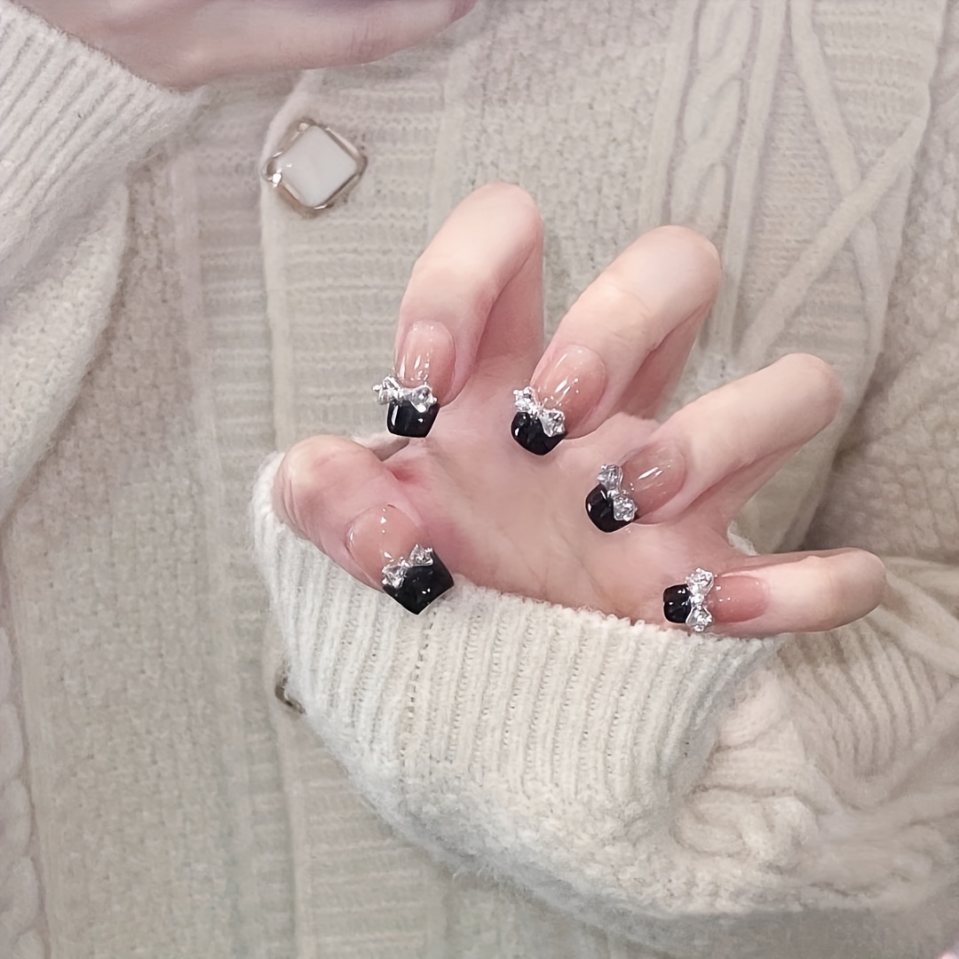 10 pièces presse à la main sur - Nail Art Emerald avis et prix