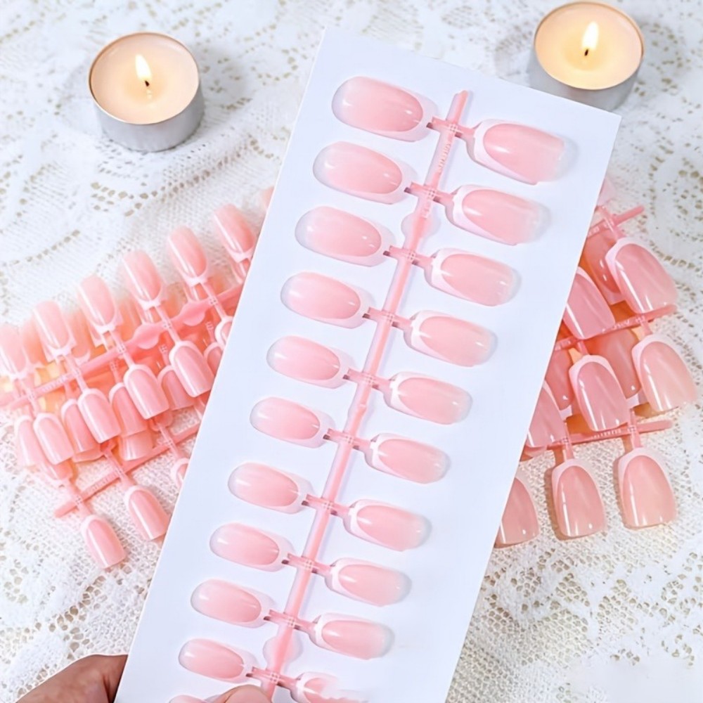120 faux ongles carrés courts  - Nail Art Extension avis et prix