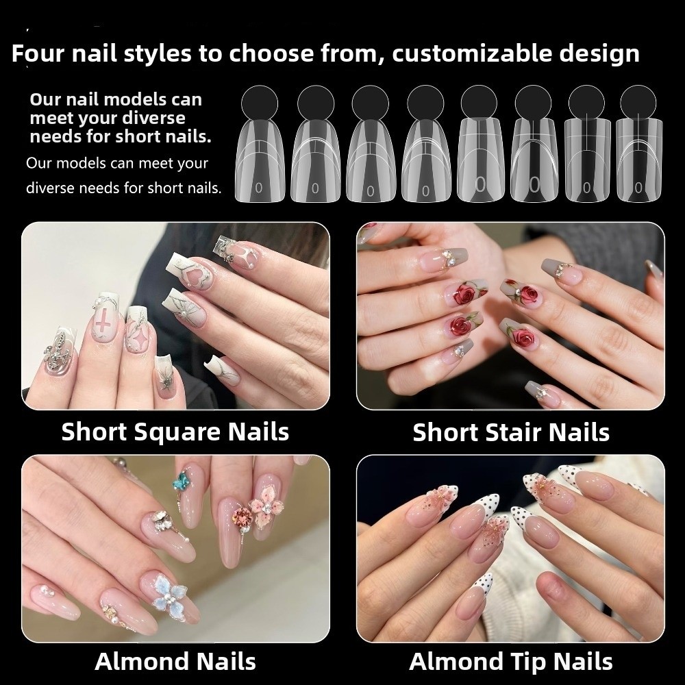 140 pièces de moules à ongles  - Nail Art Extension avis et prix