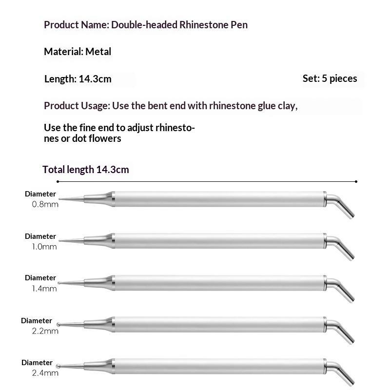 Lot de 5 outils de manucure et - Nail Art Emerald avis et prix