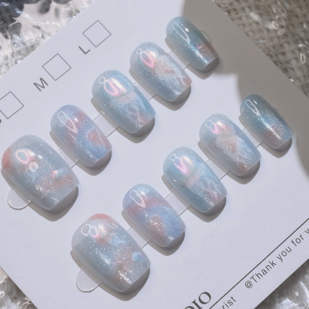 10 pièces femmes couleur médus - Nail Art Emerald avis et prix