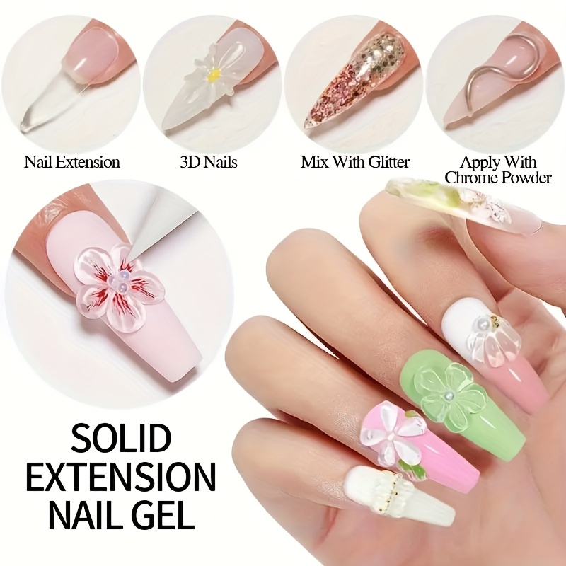 Kit de Gel UV pour Ongles 100g - Nail Art Extension avis et prix
