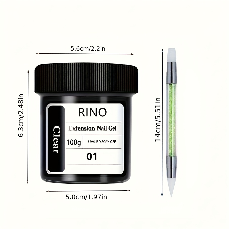 Kit de Gel UV pour Ongles 100g - Nail Art Extension avis et prix